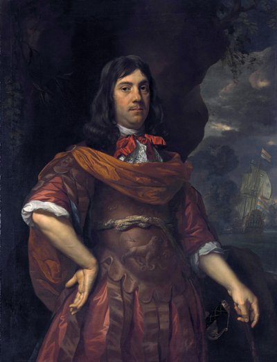 Ritratto di Cornelis Tromp (1629-1691) da Johannes Mytens
